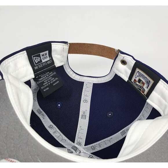 New Era 9FIFTY Retro Crown LA Dodgers Wool Two-Tone Strapback Hat - Picture 5 of 5